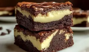 Saftige Frischkäse-Brownies