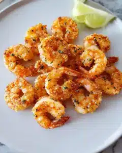 Garnelen aus der Heißluftfritteuse