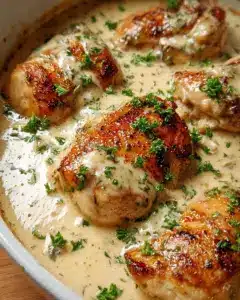 Hähnchen in cremiger Frischkäsesauce