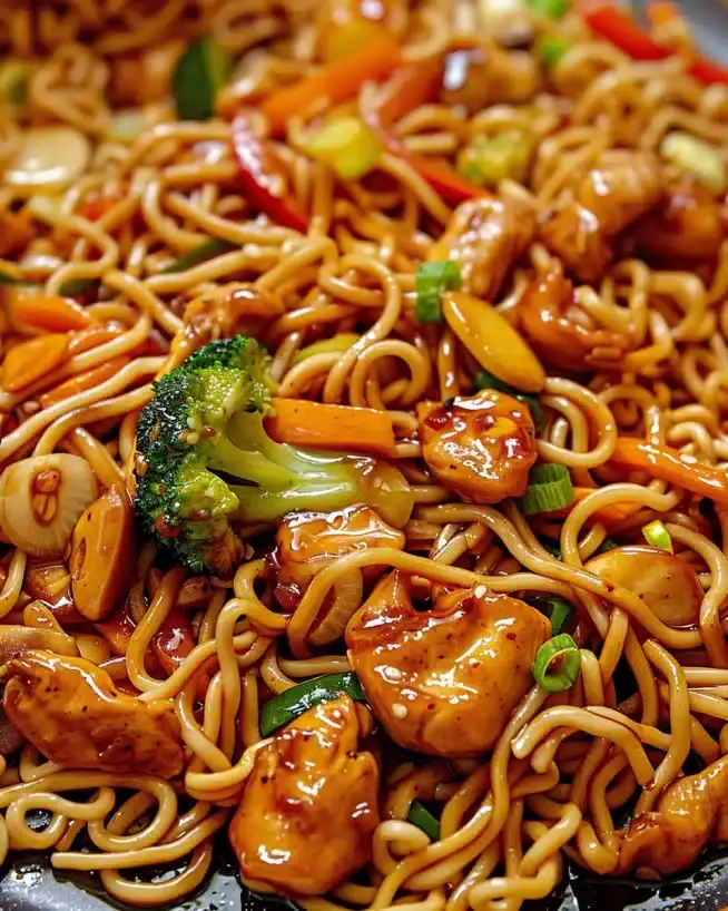 Hähnchen Teriyaki Nudeln Rezept