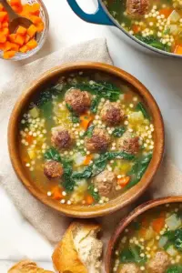 Italienische Hochzeitssuppe