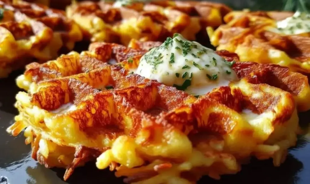 Kartoffel Käse Waffeln Rezept