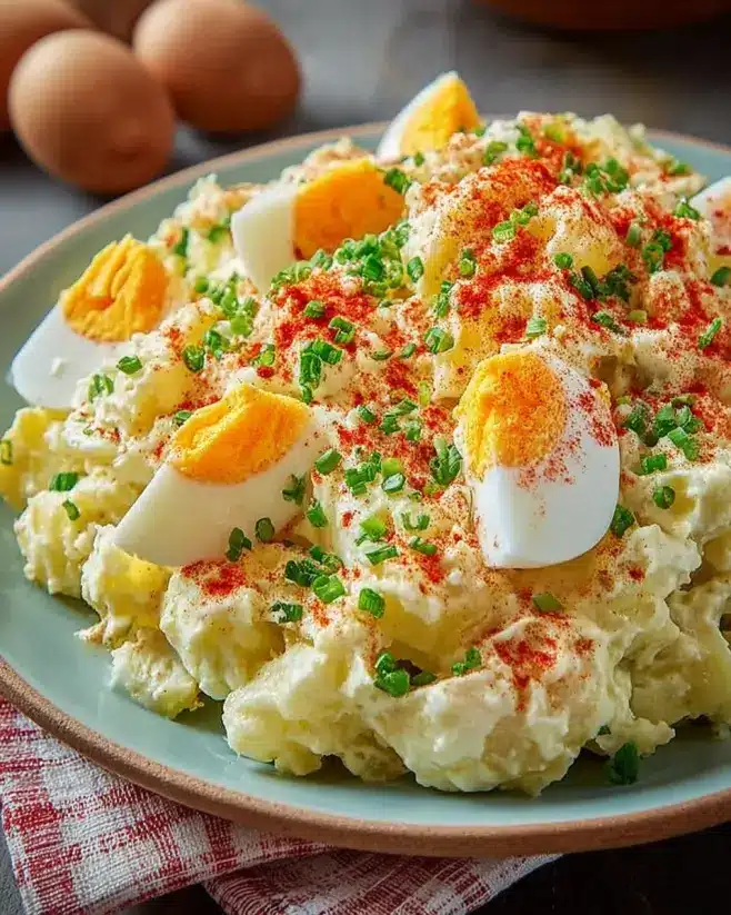 Kartoffelsalat mit Ei Rezept