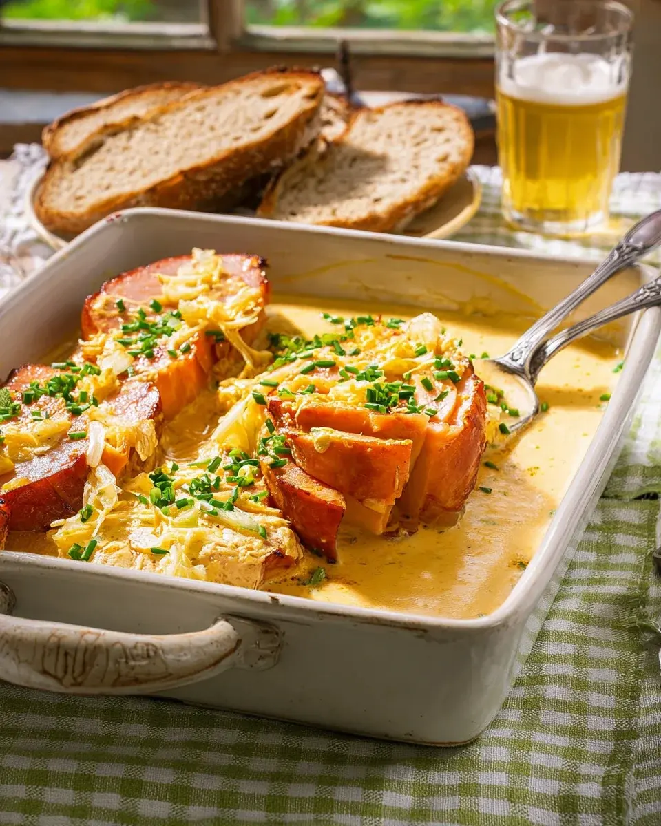 KasselerHonigSenfSahneRezept