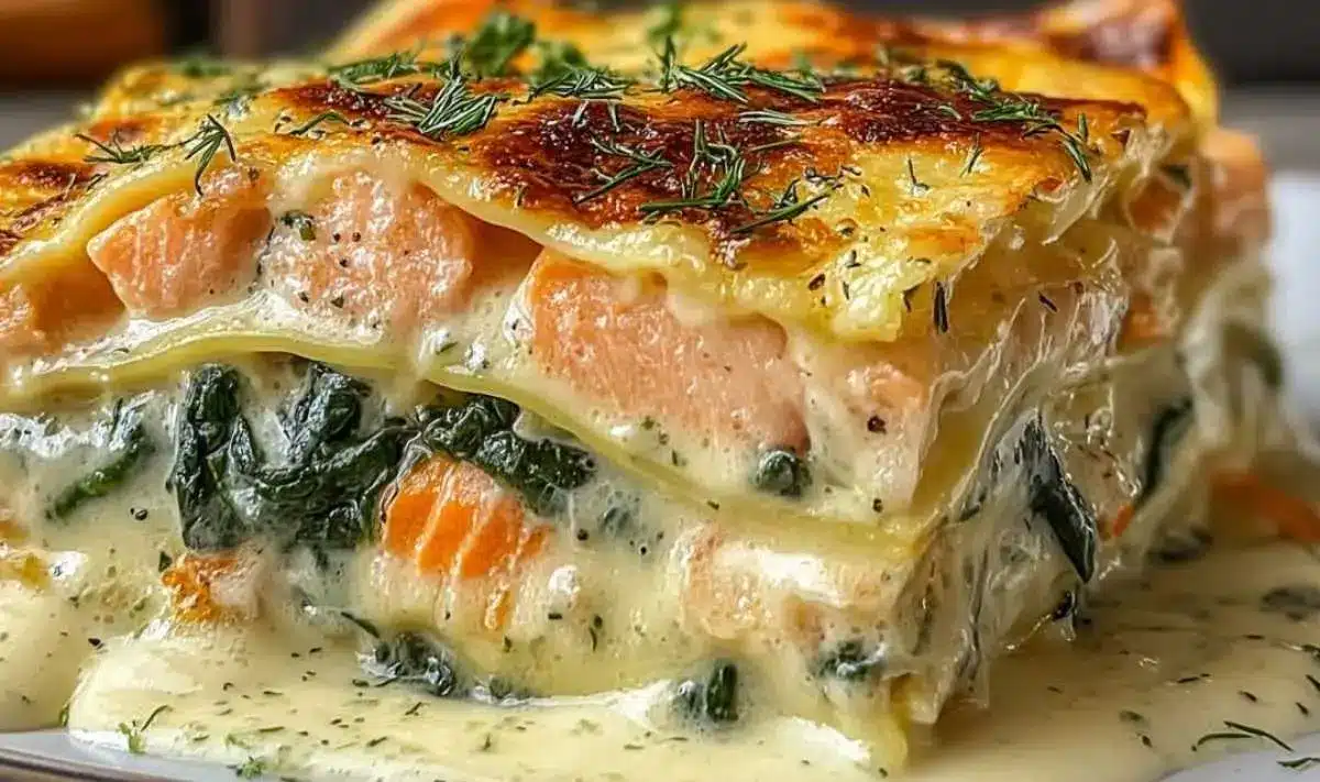 Lachs Spinat Lasagne Rezept