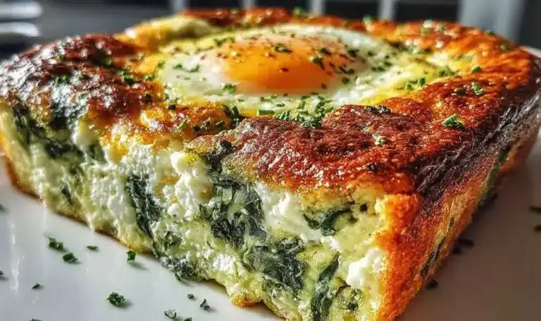 Low Carb Spinat Feta Auflauf