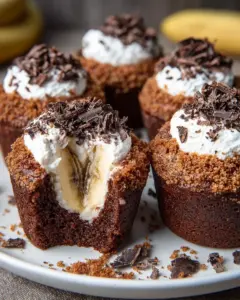 Maulwurf-Muffins: Schoko-Bananen-Genuss