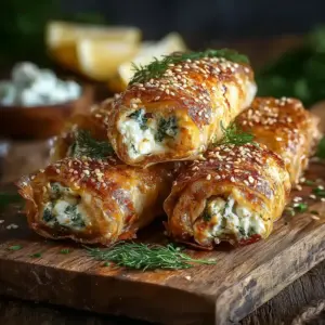 Ofen Feta Röllchen – Einfach Lecker