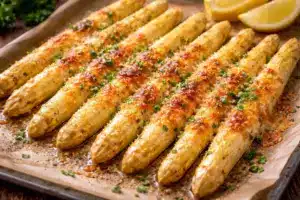Ofenspargel mit Parmesan