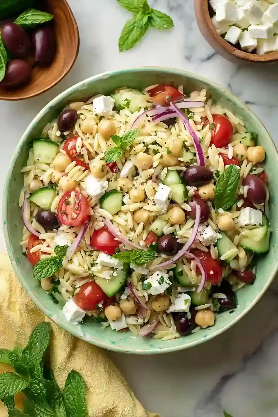 Orzo Nudelsalat Rezept