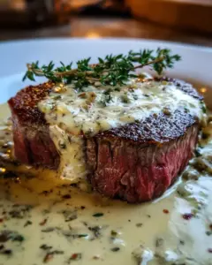 Rinderfilet mit Knoblauch-Dijon-Sauce