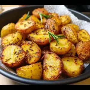 Knusprige Rosmarinkartoffeln aus der Heißluftfritteuse