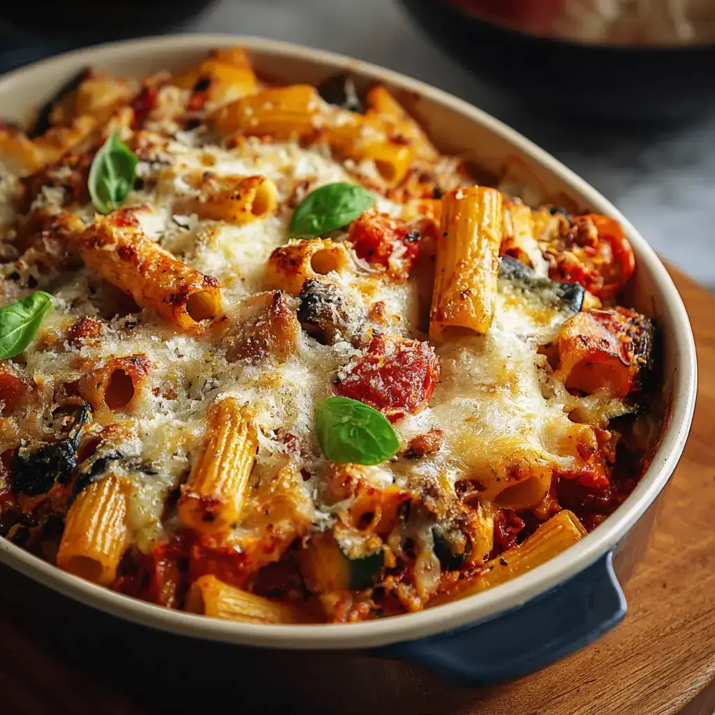 Vegetarischer Nudelauflauf Rezept