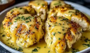 Cremiges Hähnchen mit Honig und Senf