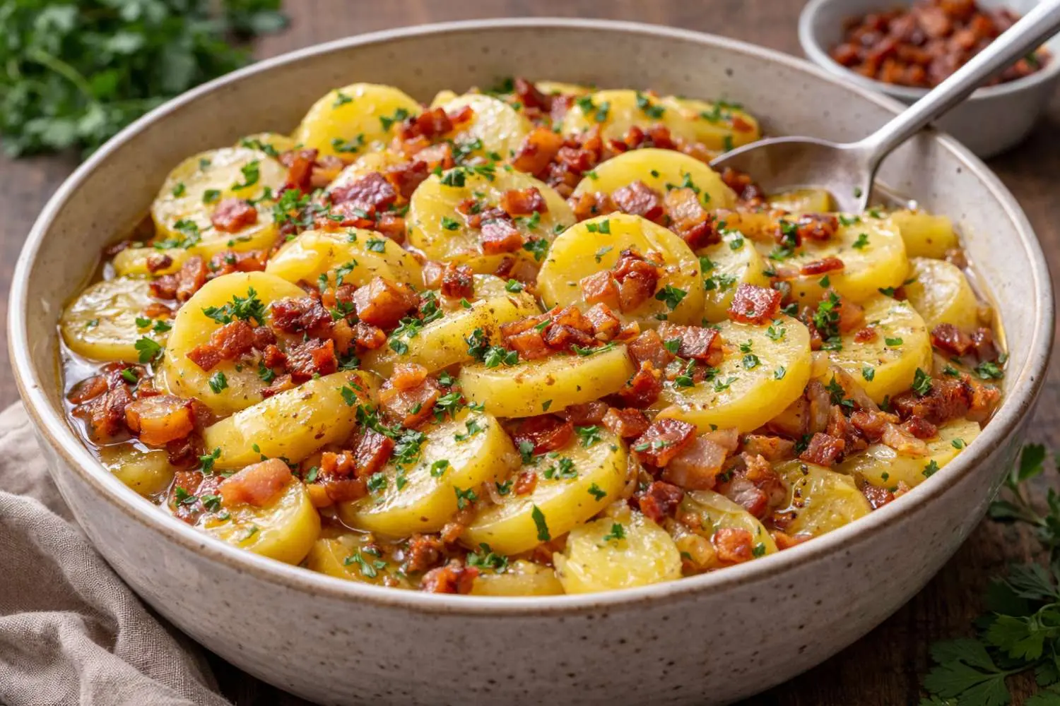 kartoffelsalatmitbruheundspeck