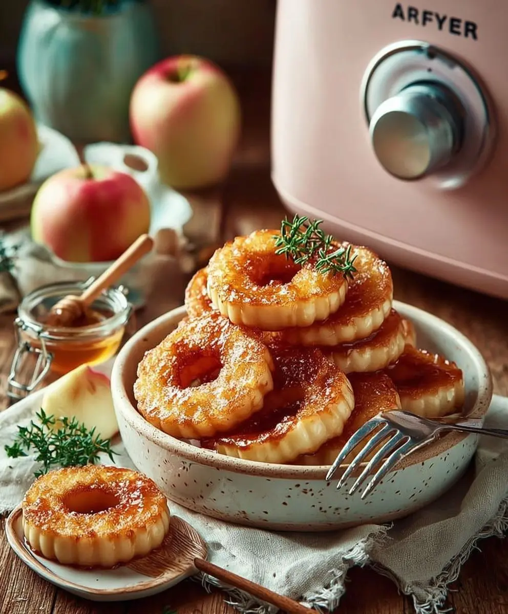 Airfryer Apfelringe Zimt Rezept