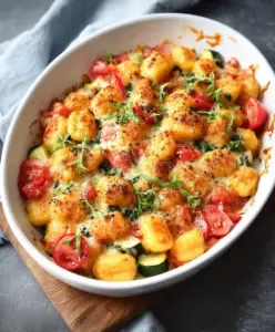 Ajvar Gnocchi mit Gemüse