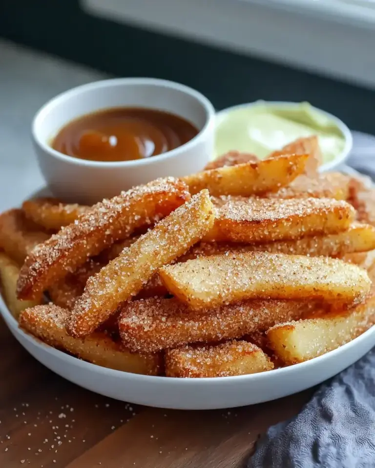 Apfel Pommes Heißluftfritteuse