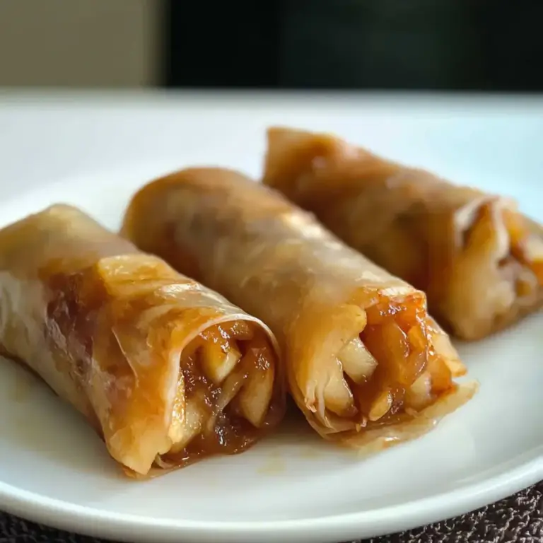 Apfelkuchen Reisblatt Rollen Rezept