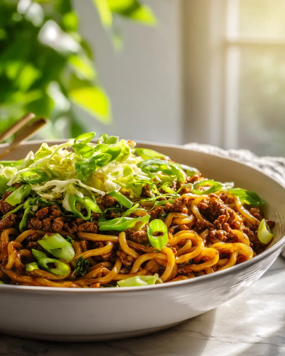 Asiatische Nudelbowl Rezept