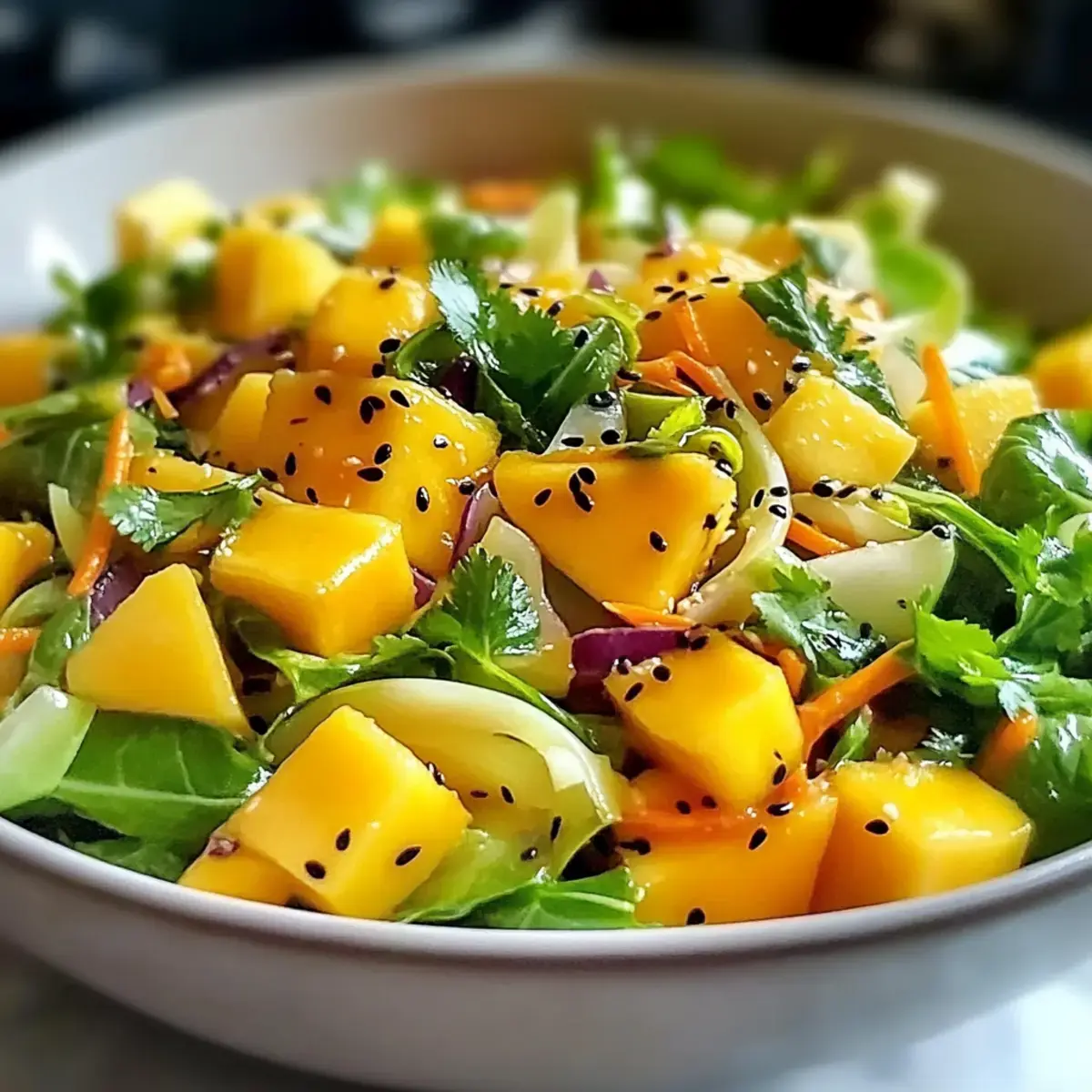 AsiatischerSpitzkohlMangoSalat