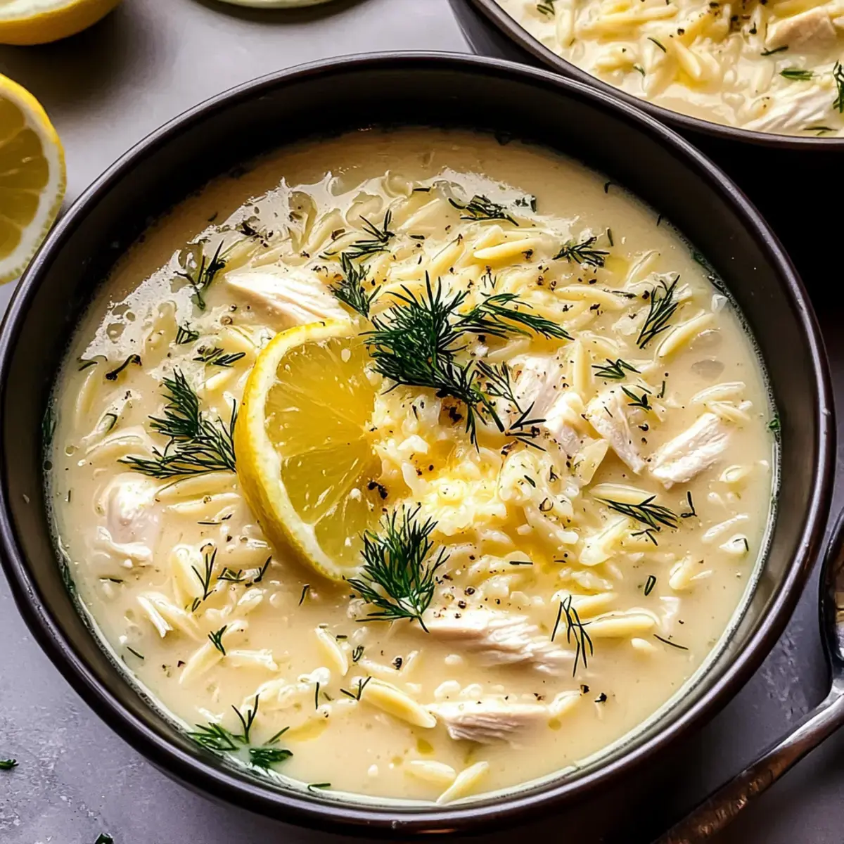 Avgolemono Suppe Rezept
