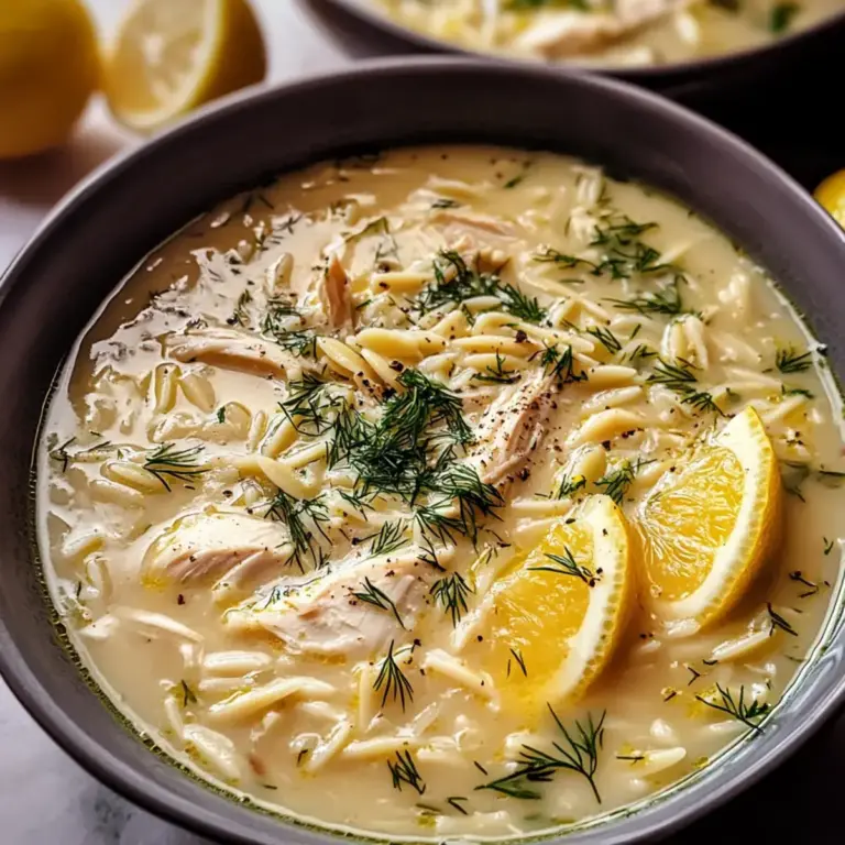 Avgolemono Suppe Rezept
