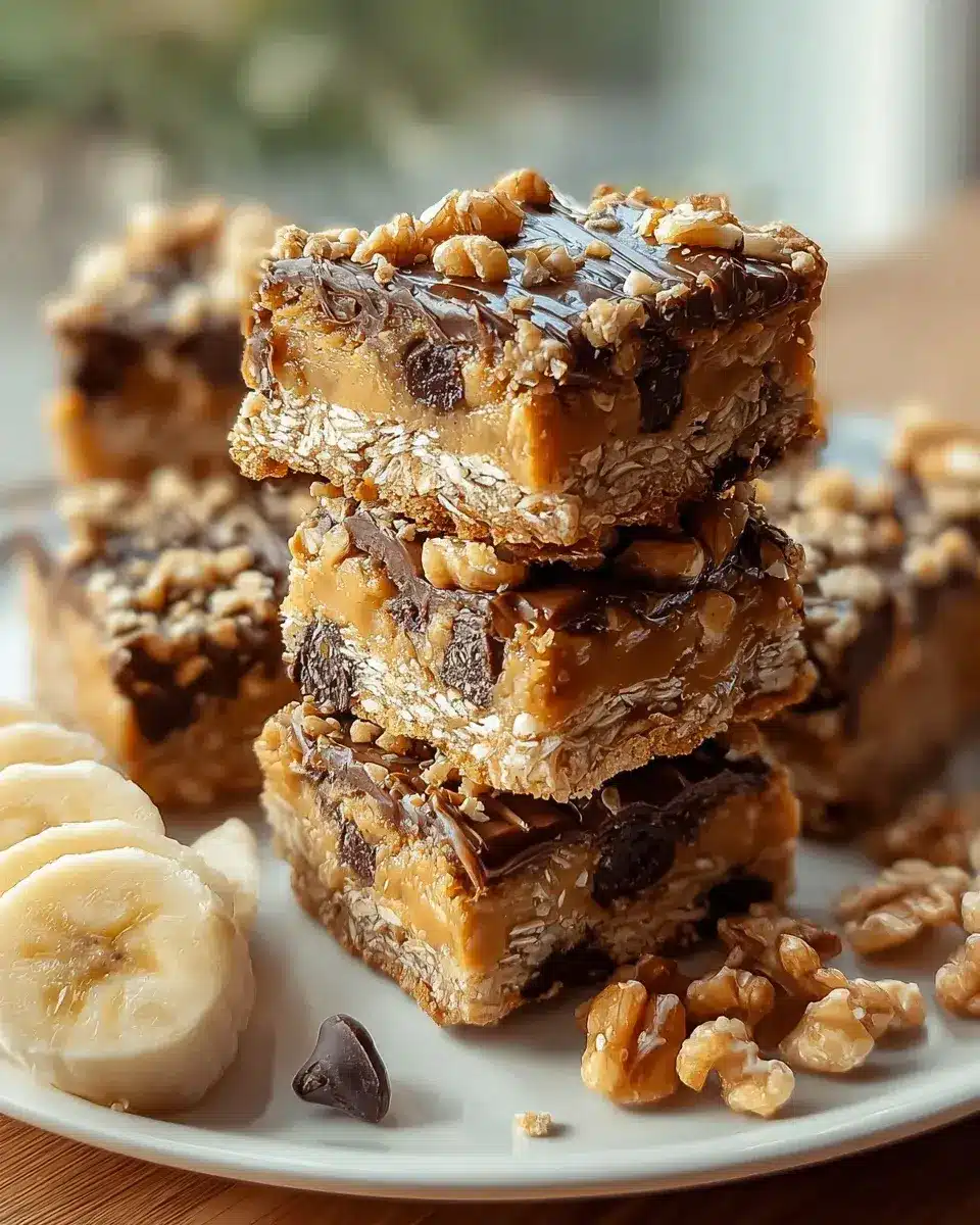 Bananen Hafer Riegel Rezept