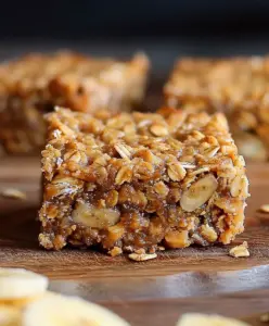 Unwiderstehliche Bananen-Haferflocken-Riegel für gesundes Snacken
