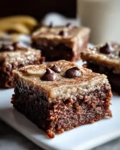 Köstliche Banana Bread Brownies