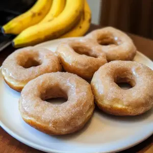 Fluffige Bananenbrot-Donuts