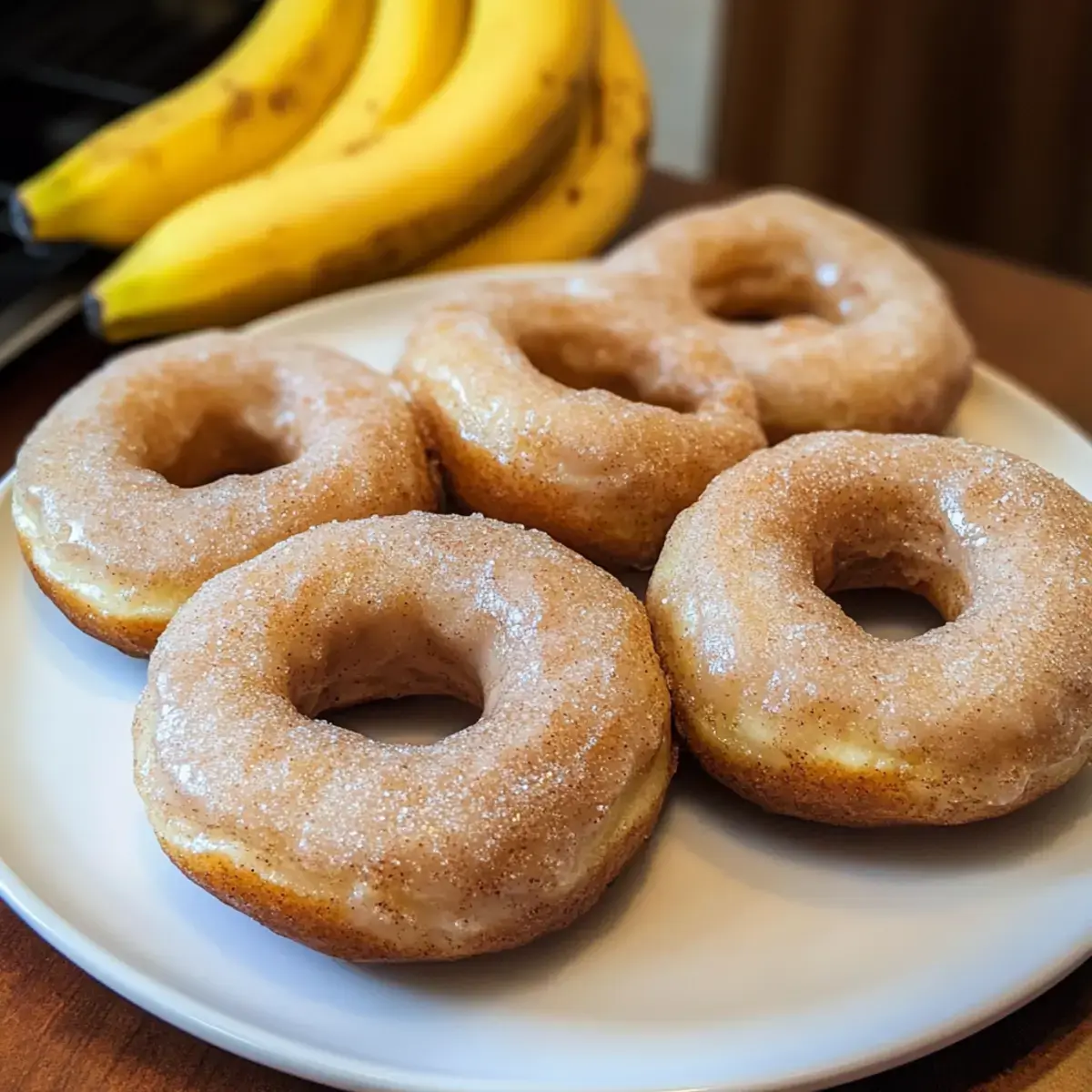 Bananenbrot Donuts Rezept