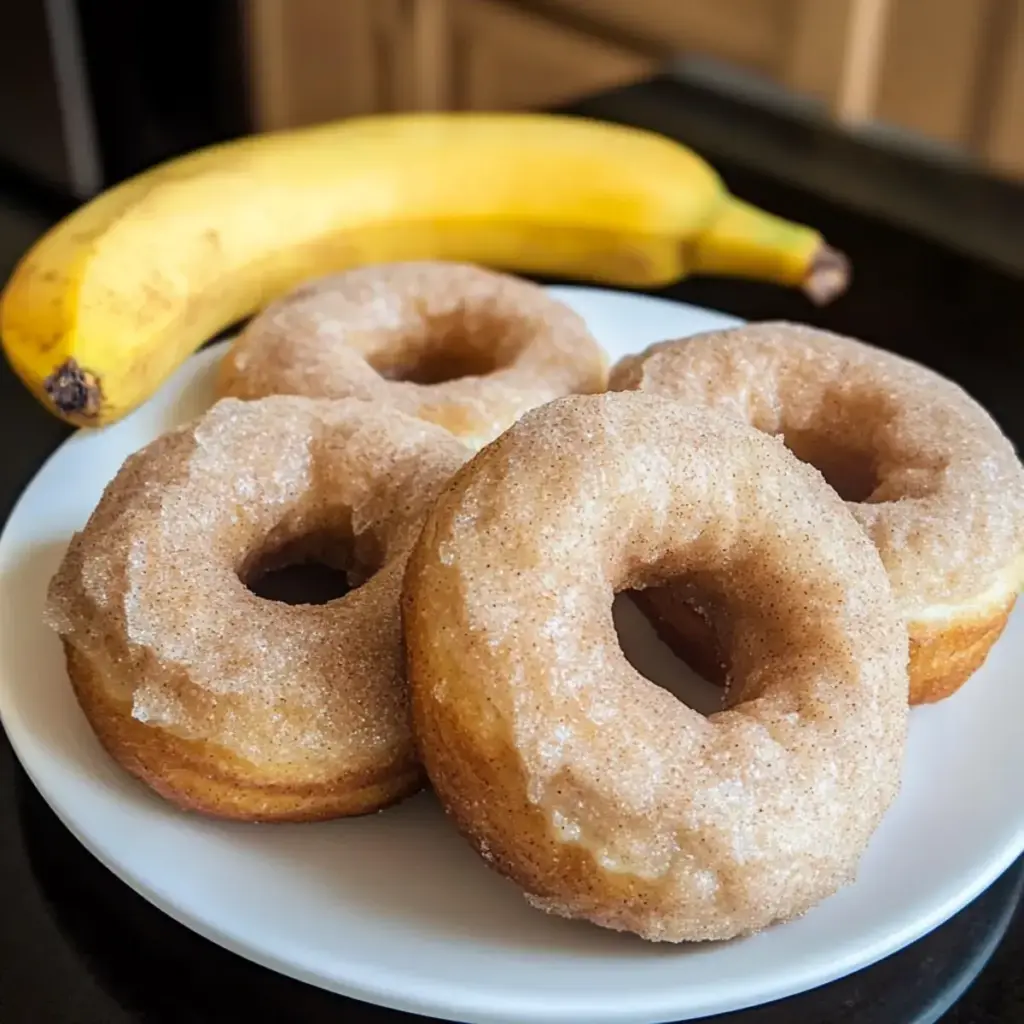 Bananenbrot Donuts Rezept