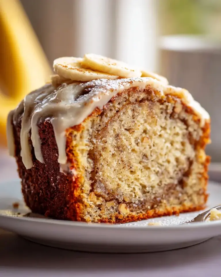 Bananenbrot mit Zimtschnecken Geschmack