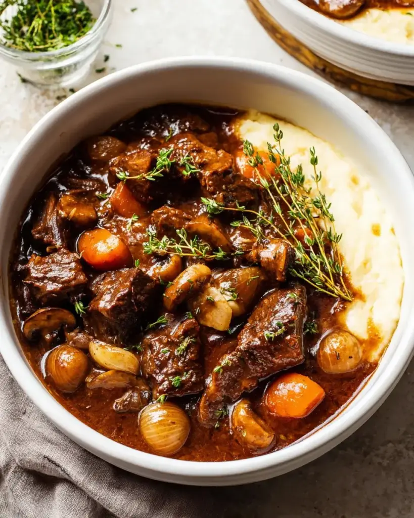 Beef Bourguignon Rezept ohne Wein