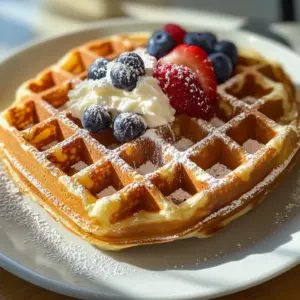 Belgische Waffeln mit Vanillearoma