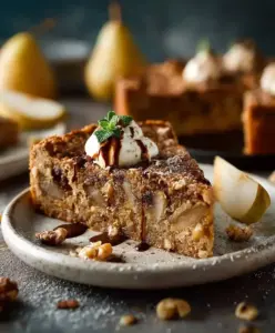 Birnen-Walnusskuchen: Das einfache Rezept für saftigen Kuchen