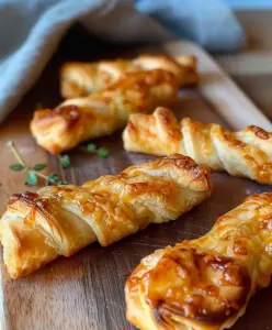 Blätterteigstangen mit Käse: Das einfache Rezept für knusprigen Genuss