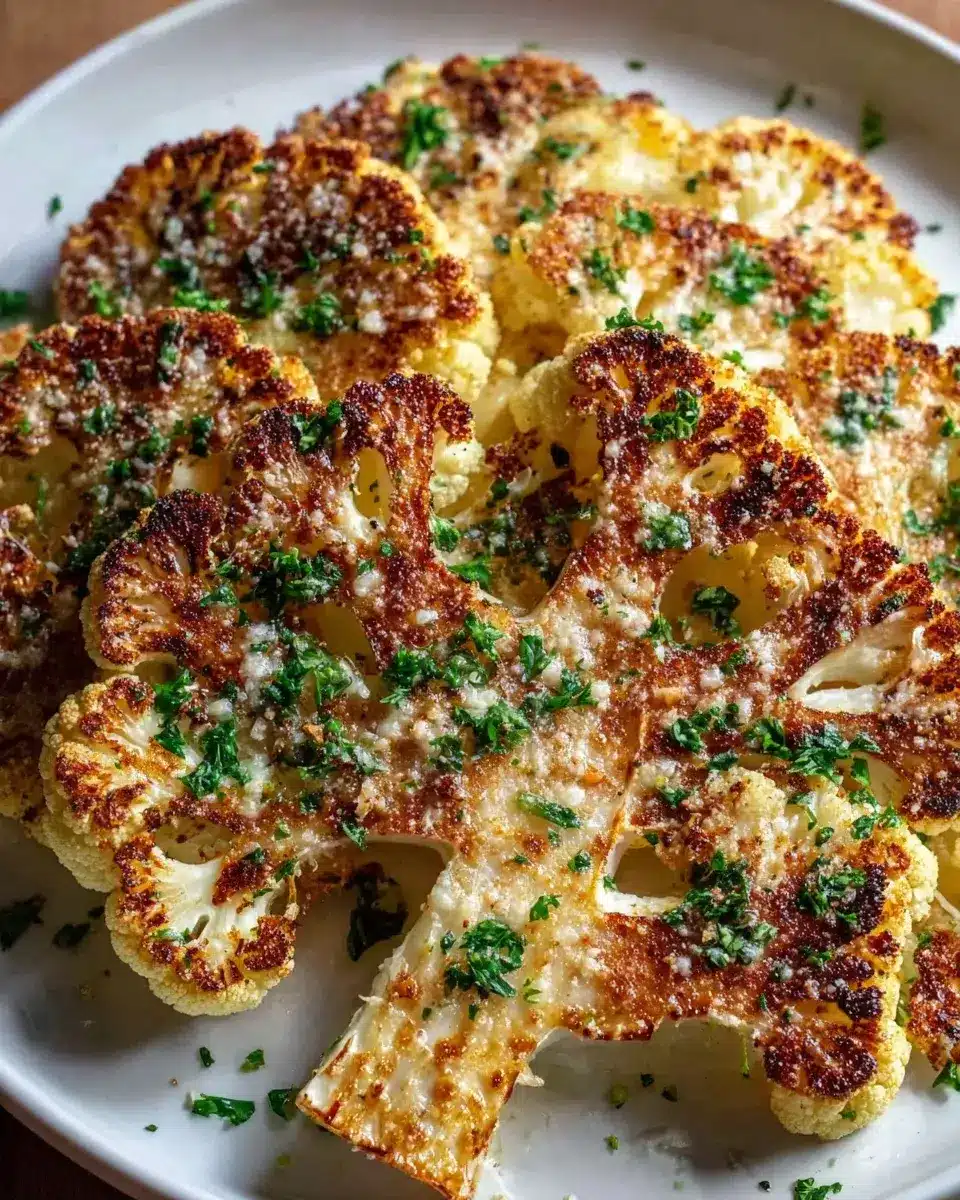 Blumenkohlsteaks Rezept
