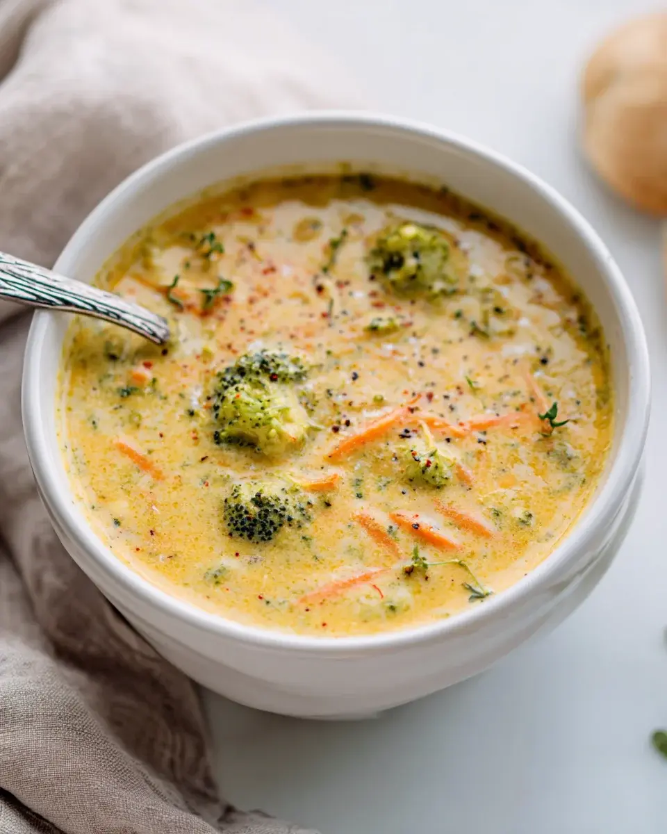 Brokkoli Cheddar Suppe Rezept