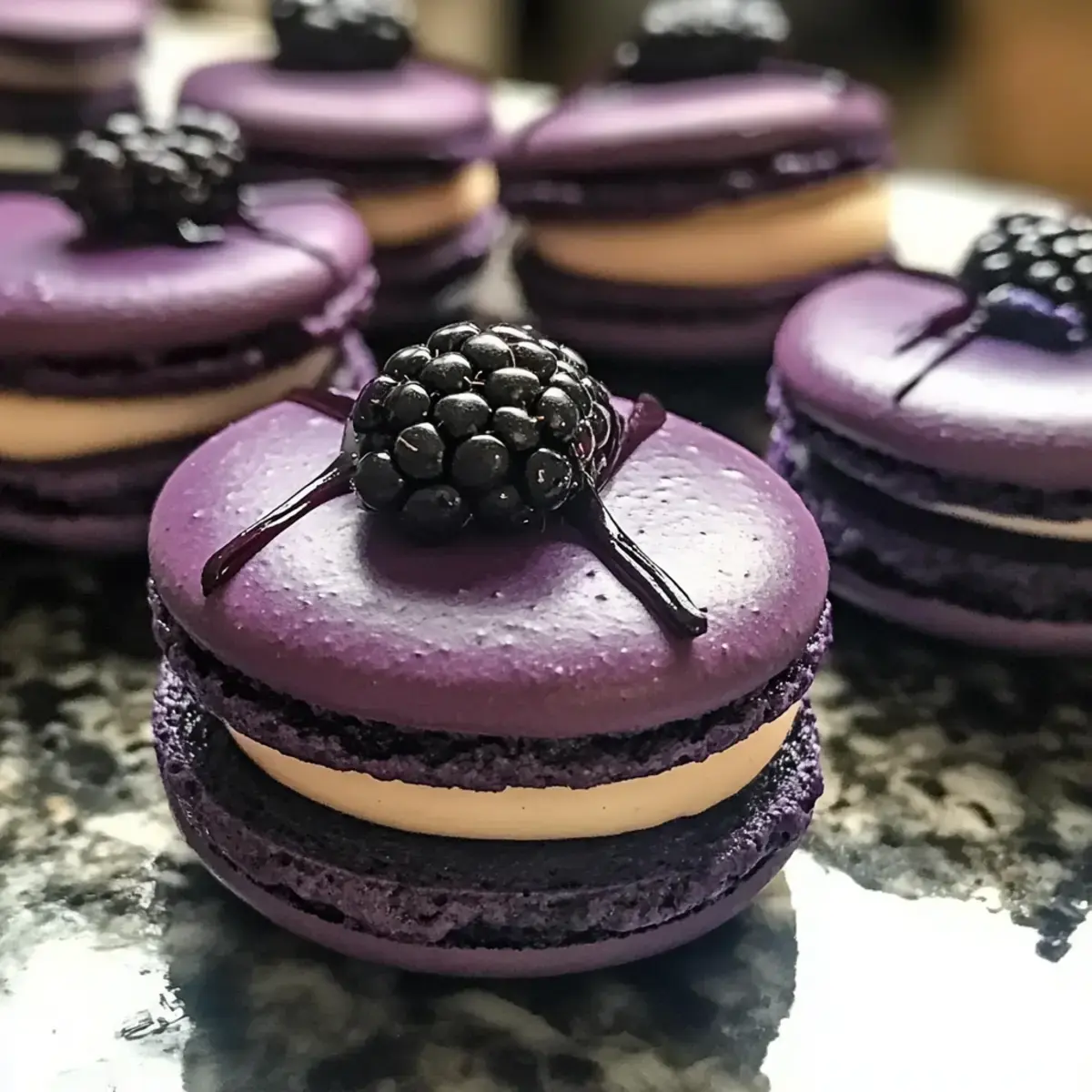 BrombeerMacaronsRezeptglutenfrei