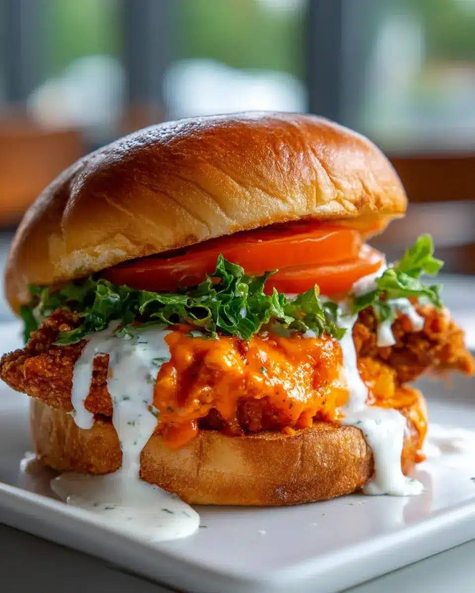 BuffaloChickenSandwichRezept
