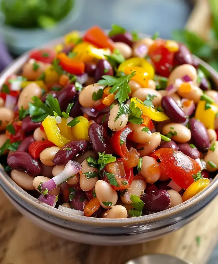 Bunter Bohnensalat Diabetiker