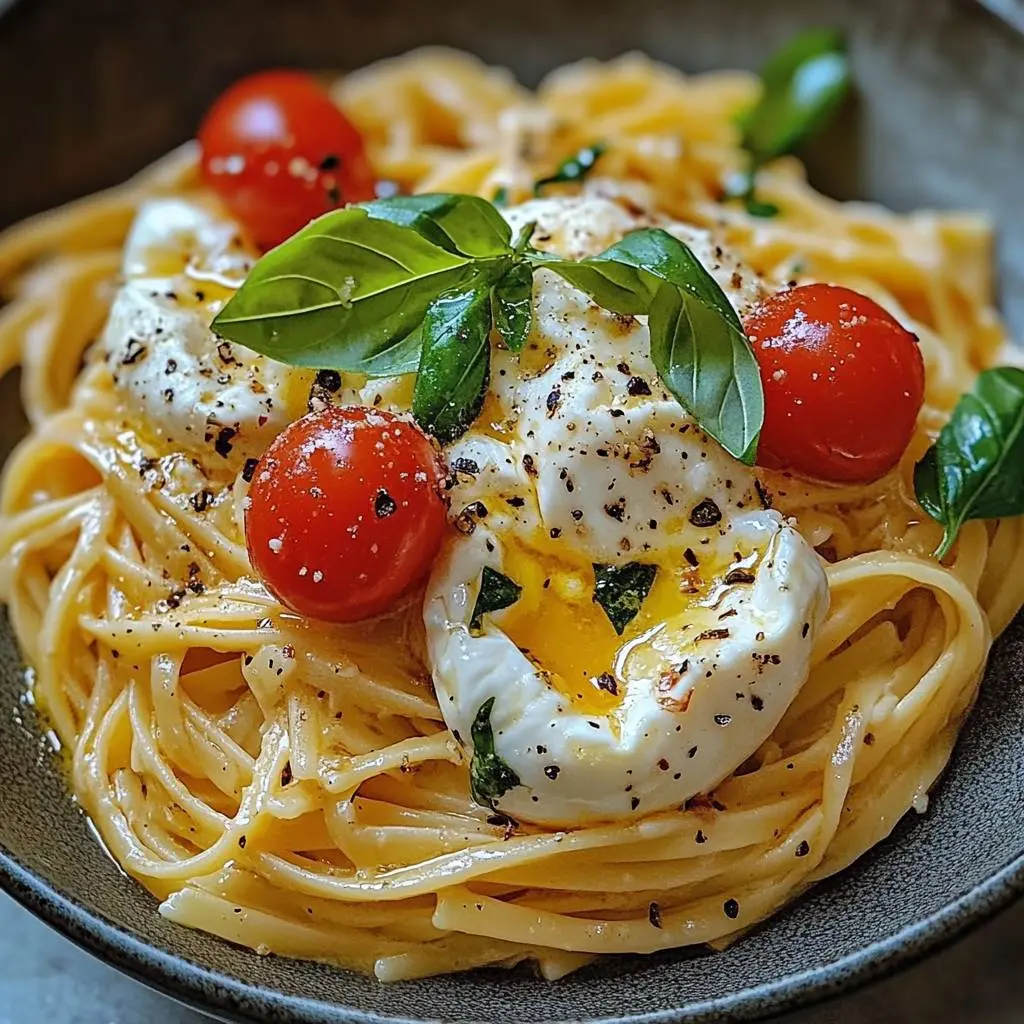 Burrata Pasta schnell und einfach