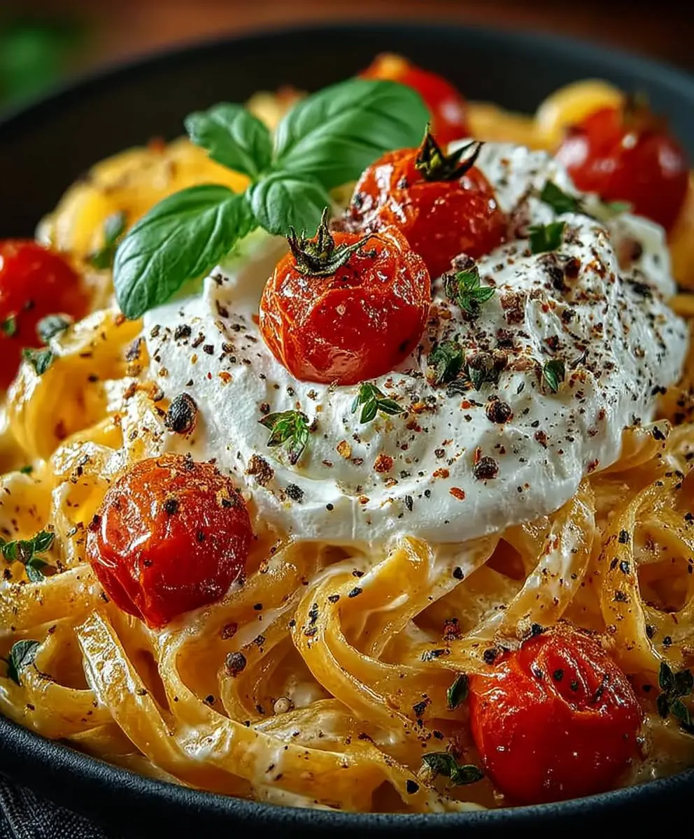 Burrata Pasta schnell zubereiten
