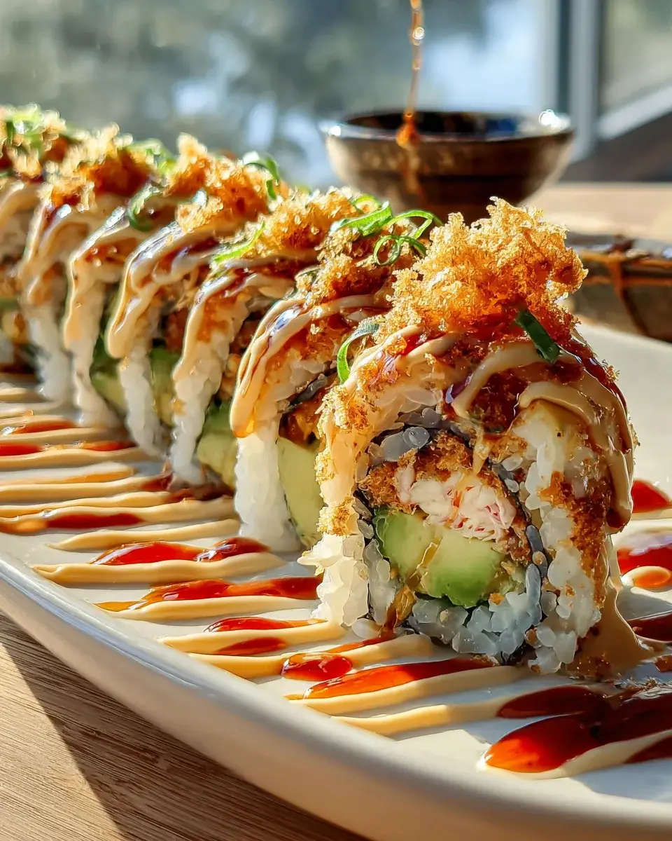 CaliforniaCrunchRollSushiRezept