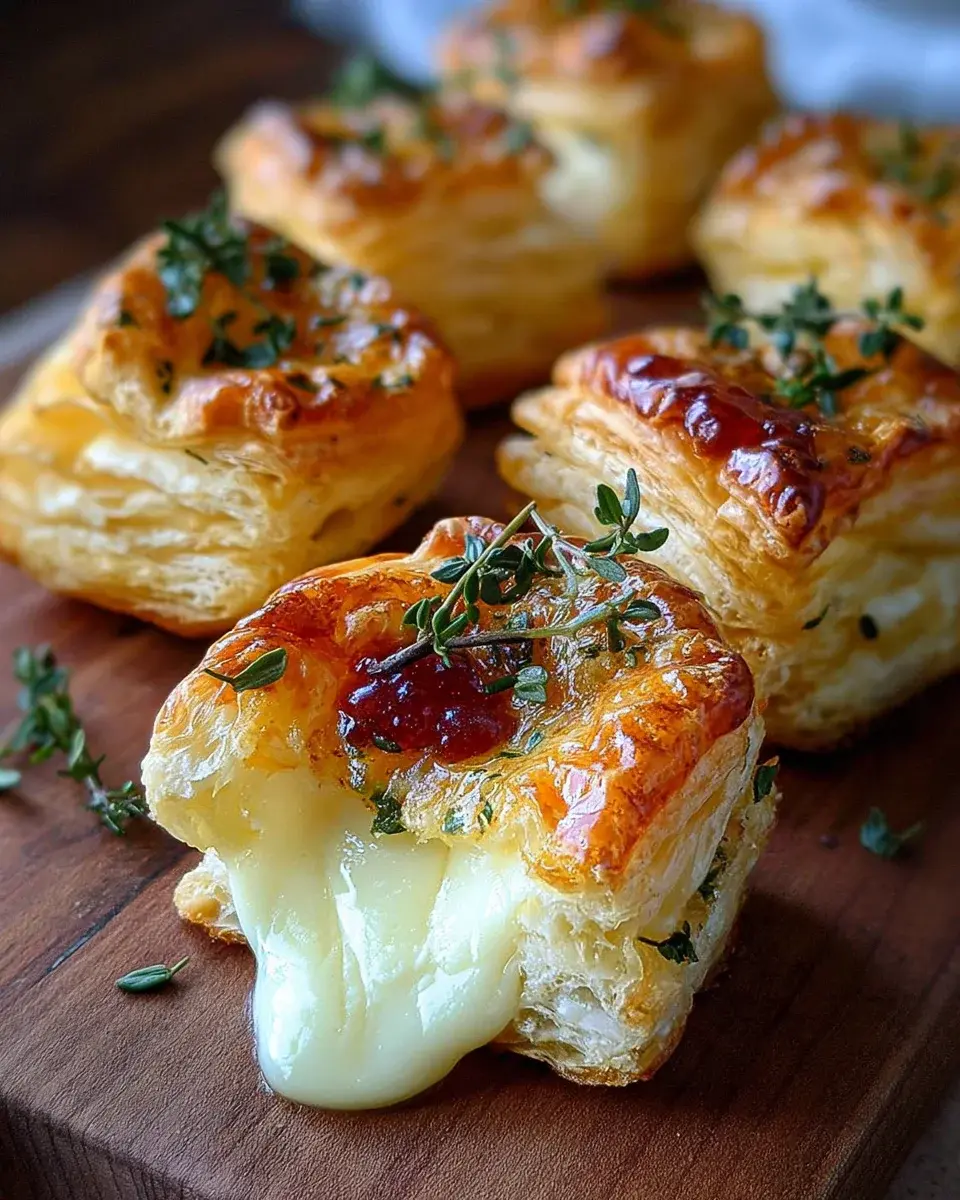 Camembert Blätterteig Häppchen Rezept 2 Camembert Blätterteig Häppchen Rezept