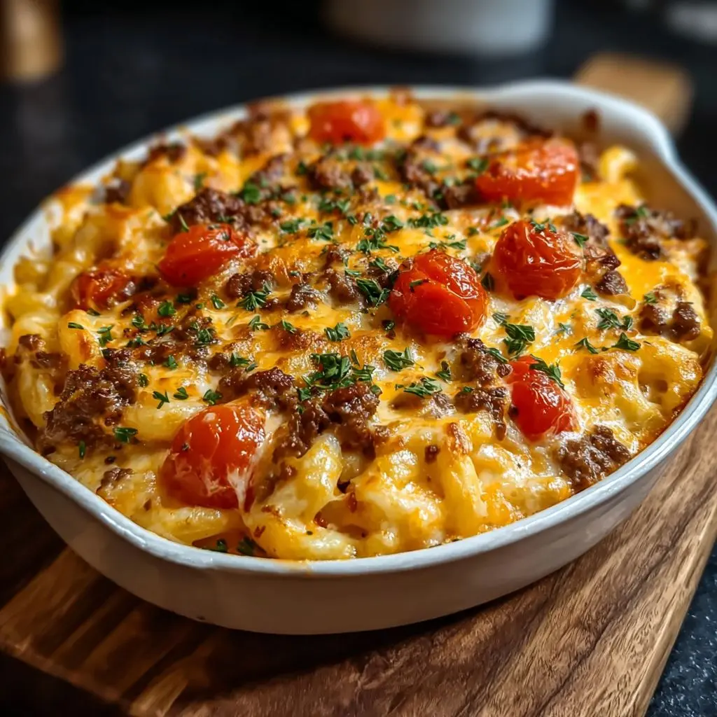 CheeseburgerAuflaufLowCarb