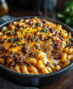 Cheeseburger Auflauf einfach zubereiten: Das beste Rezept!