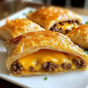 Blitzschnelle Cheeseburger-Taschen